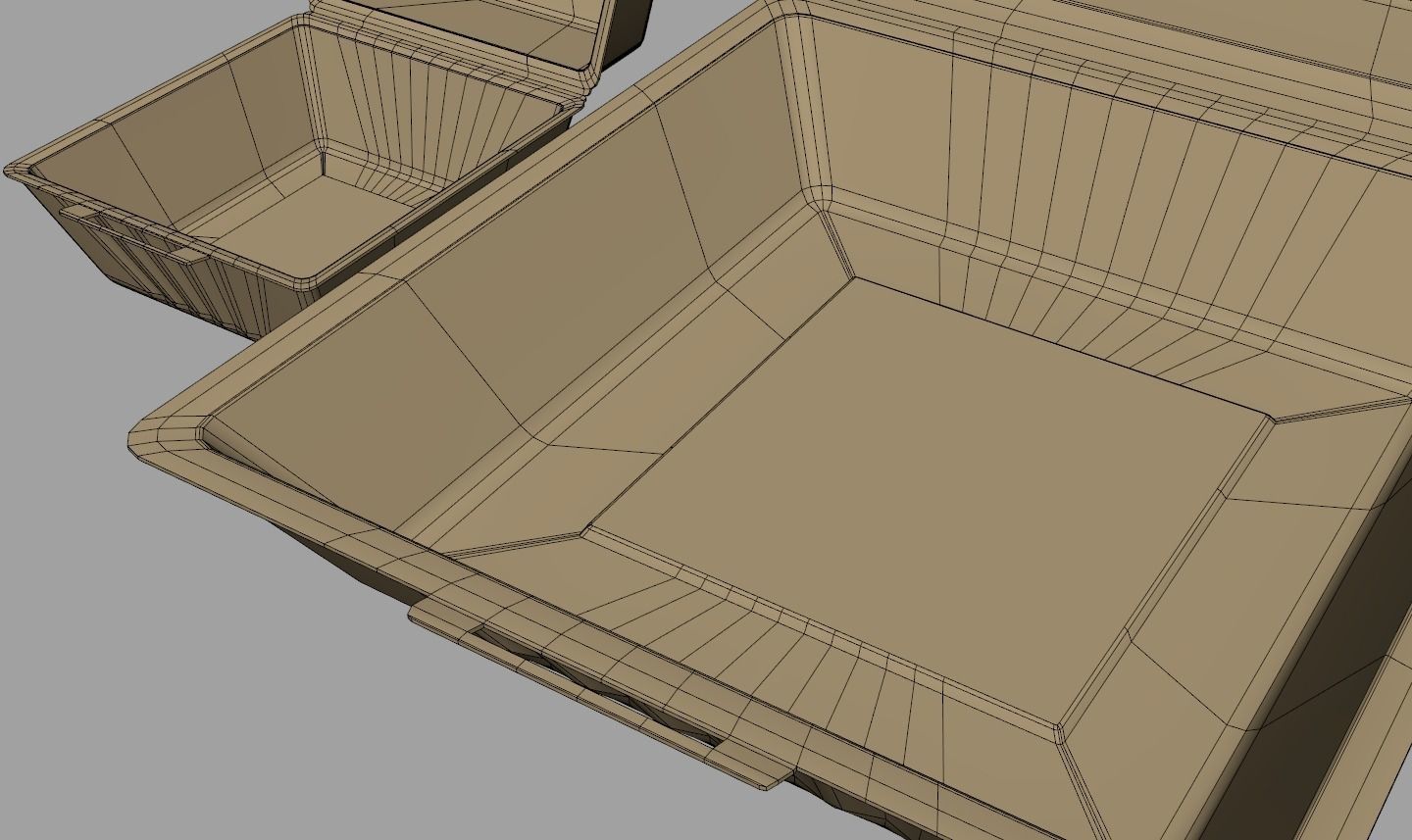 Biodegradable Food Containers 3D model_24