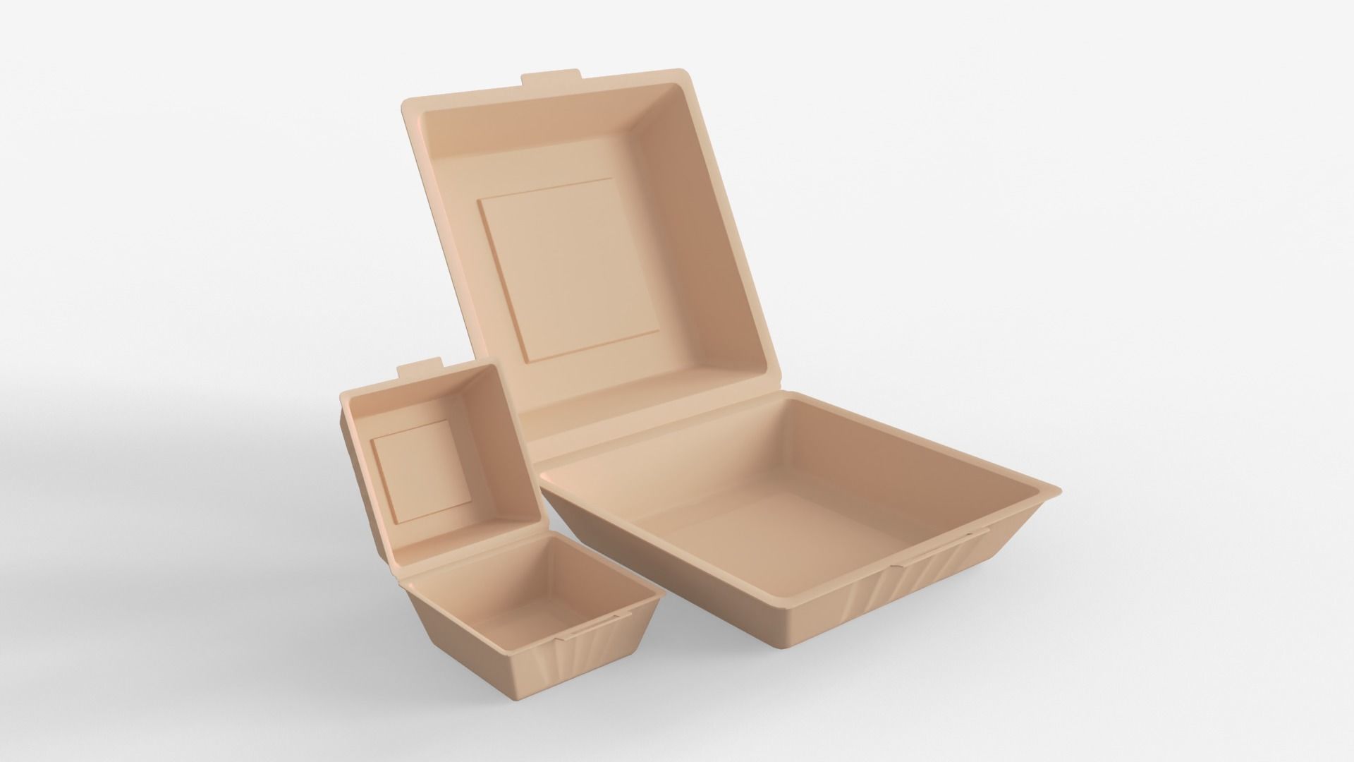 Biodegradable Food Containers 3D model_12