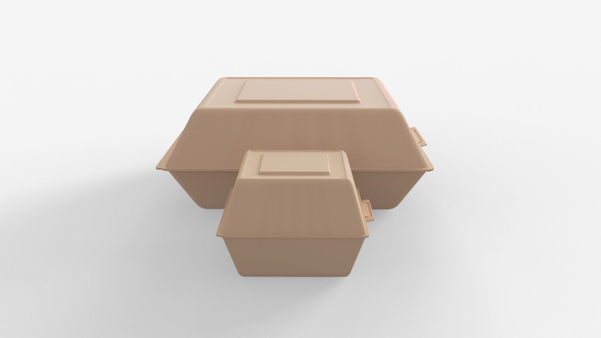 Biodegradable Food Containers 3D model_7