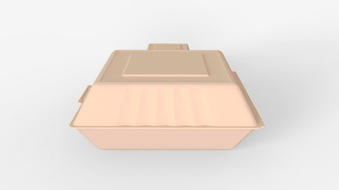 Biodegradable Food Containers 3D model 5