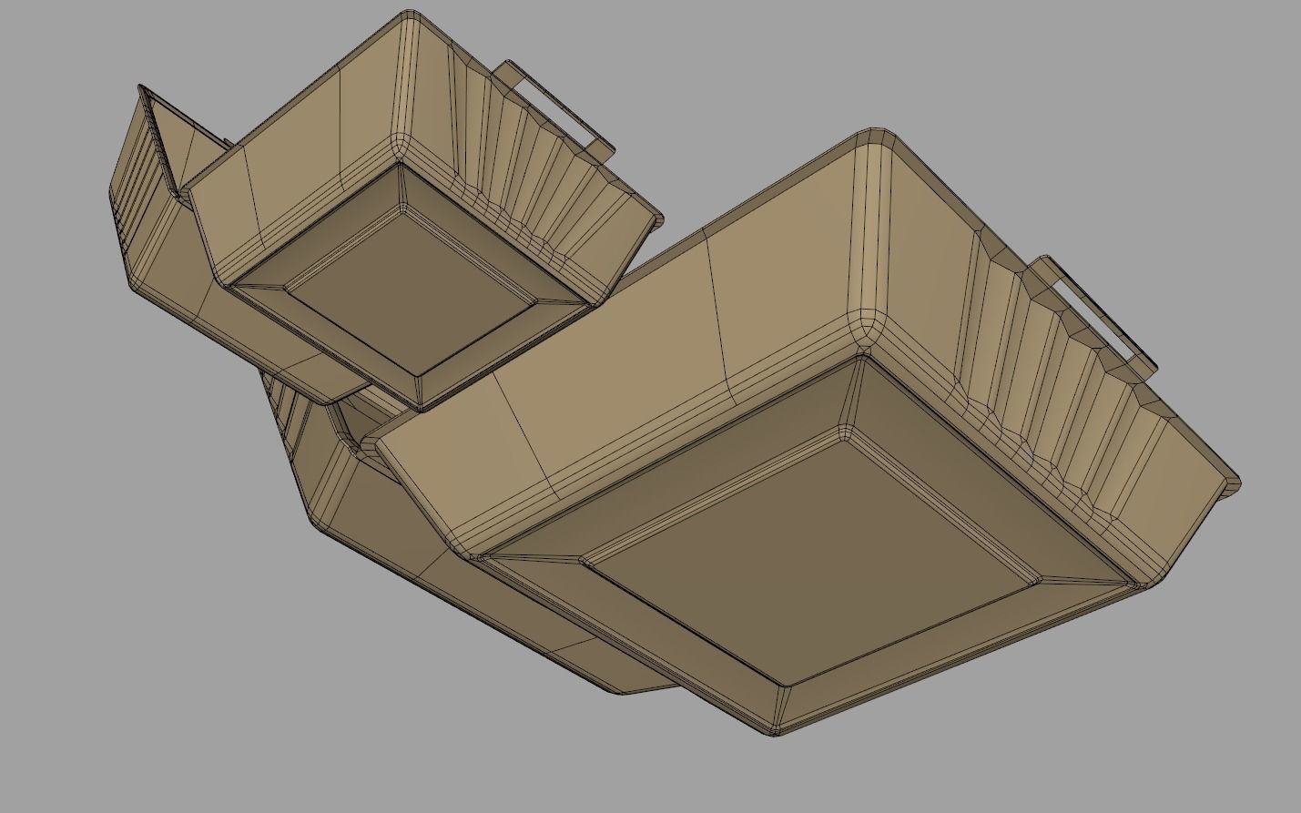 Biodegradable Food Containers 3D model_25