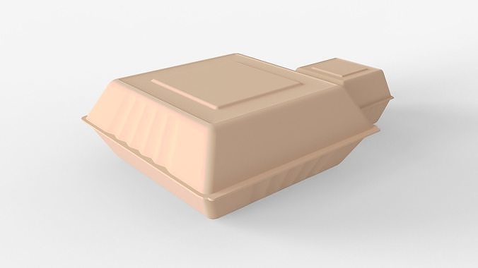 Biodegradable Food Containers 3D model 6