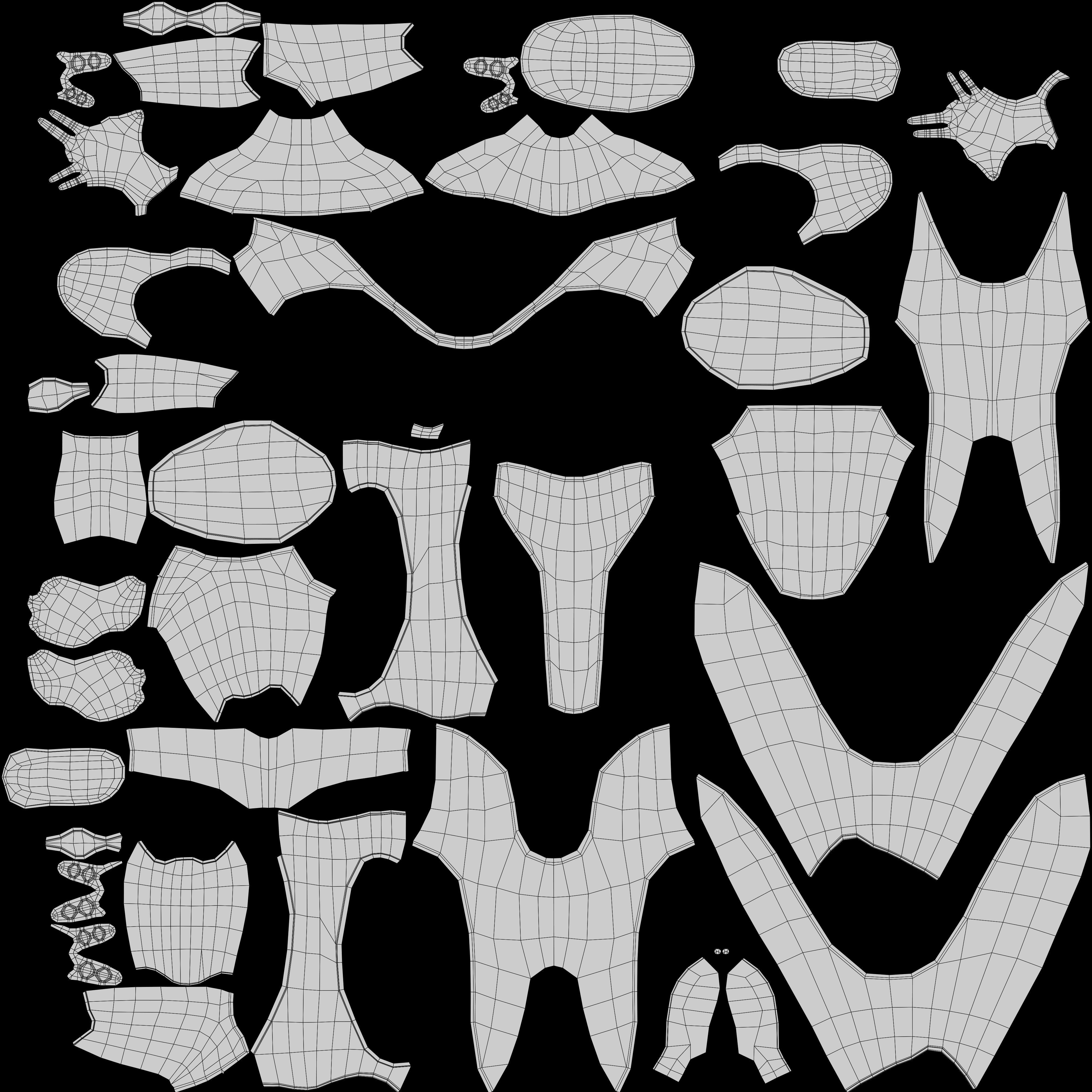 Tesla Bot Hyper 3D model quality - Blender eevee Ready to print Low-poly 3D model_16