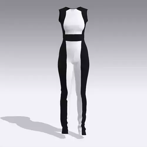 Black White jumpsuit