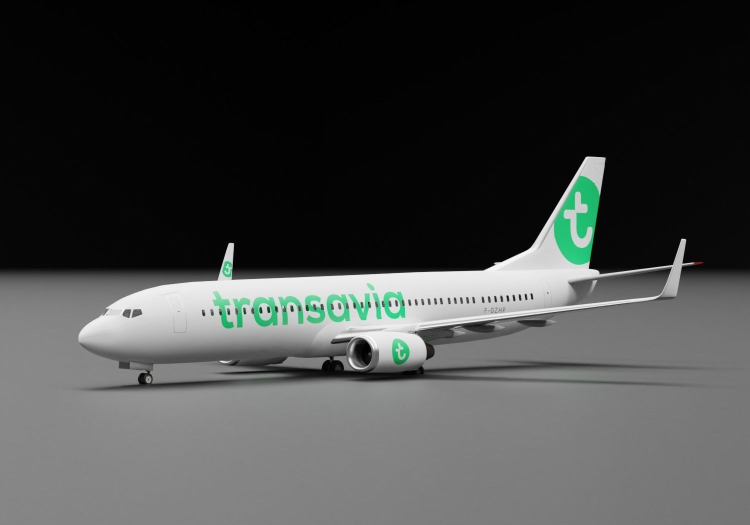 Boeing 737-800 Transavia 3D model_3