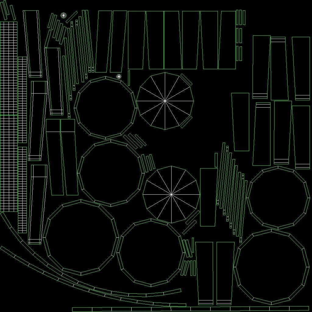 Barrel set of wooden barrels Free low-poly 3D model_11
