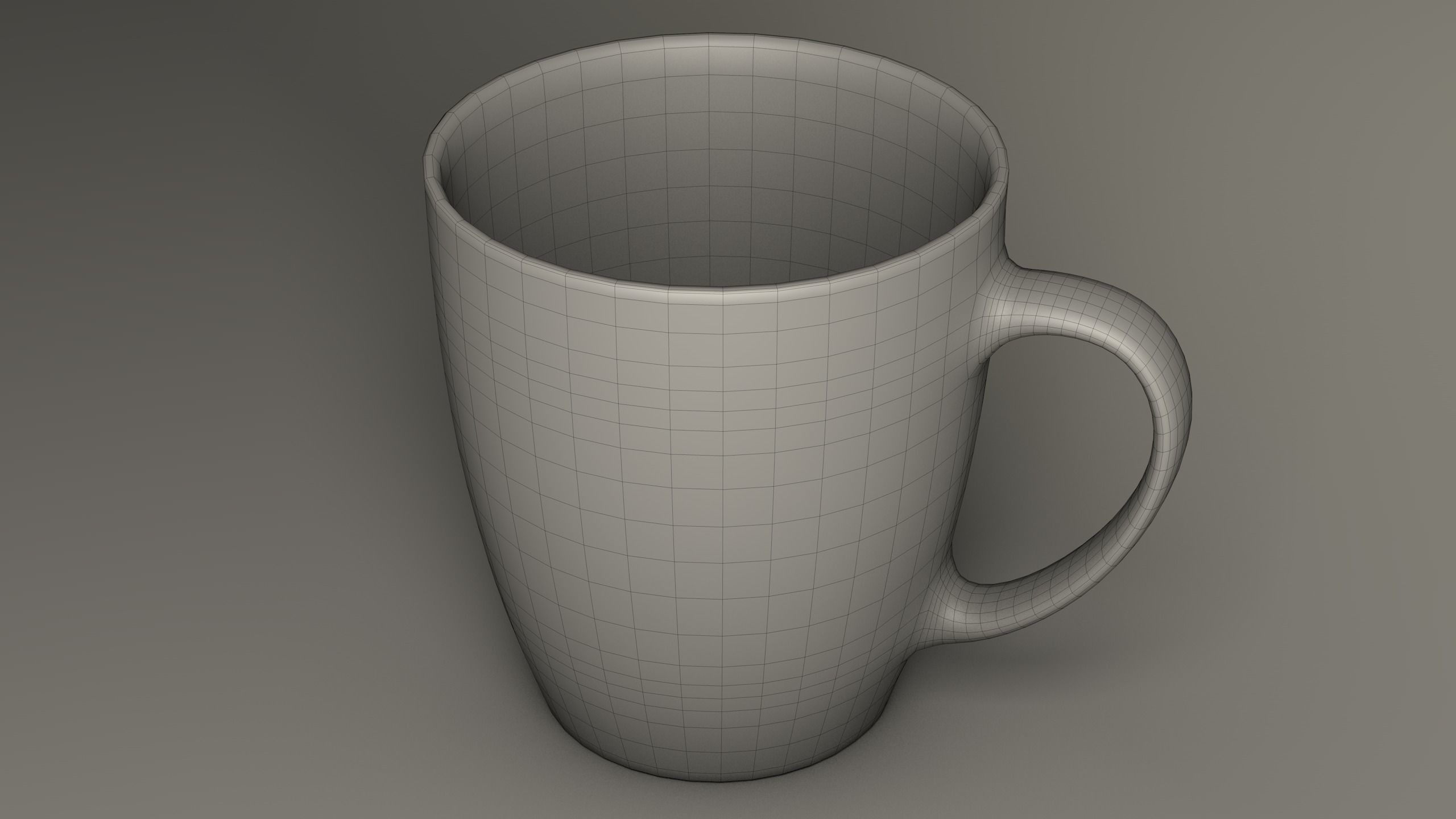 Cup 3d model cat in hat coffee mug Free low-poly 3D model_2