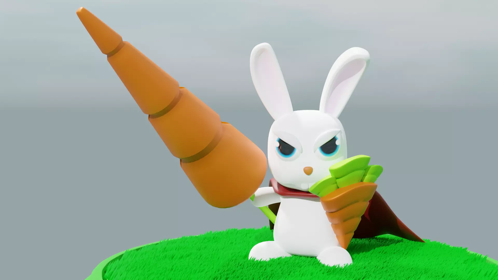 Bunny Knight 3D model_0
