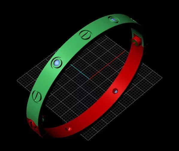 Bracelets B 9 160 mm 3D print model_0