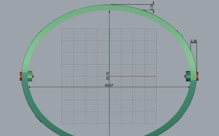 BraceletsB 4  68 to 55 mm  195 mm 3D print model_1
