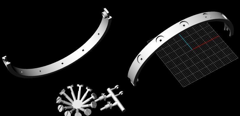 BraceletsB 4  68 to 55 mm  195 mm 3D print model_4