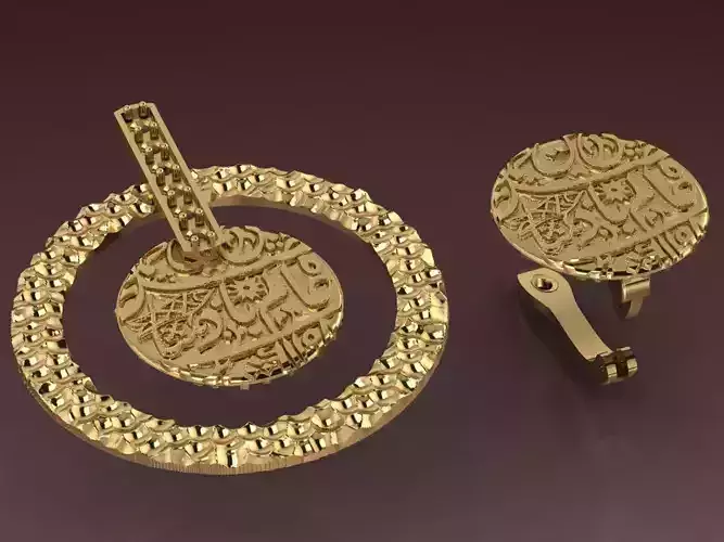 jewelry set earrings and pendant