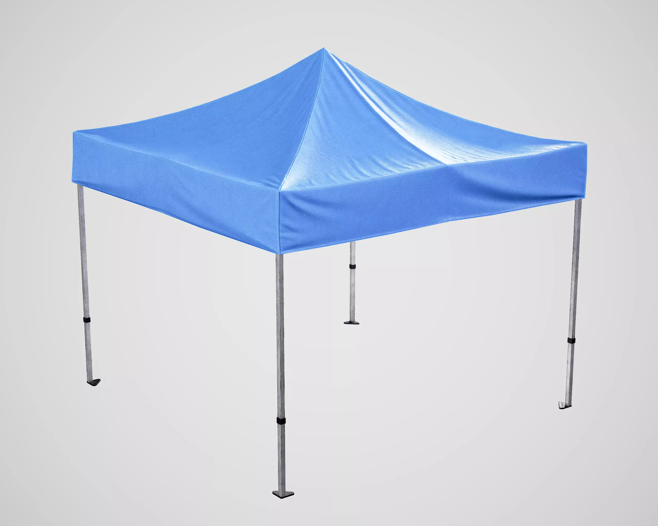 Folding Canopy Tent Low-poly 3D model_0