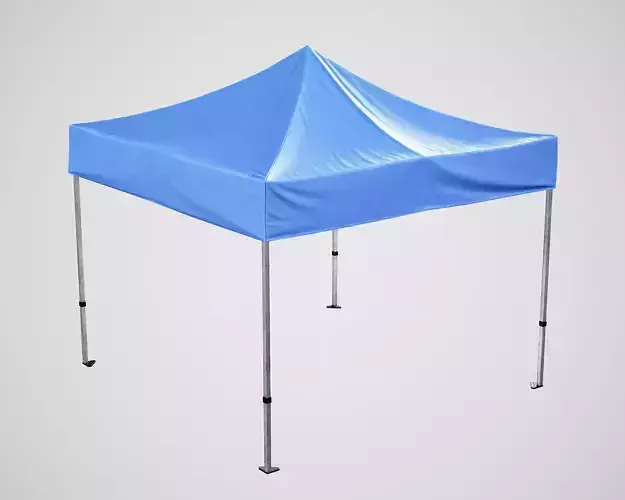Folding Canopy Tent Low-poly 3D model