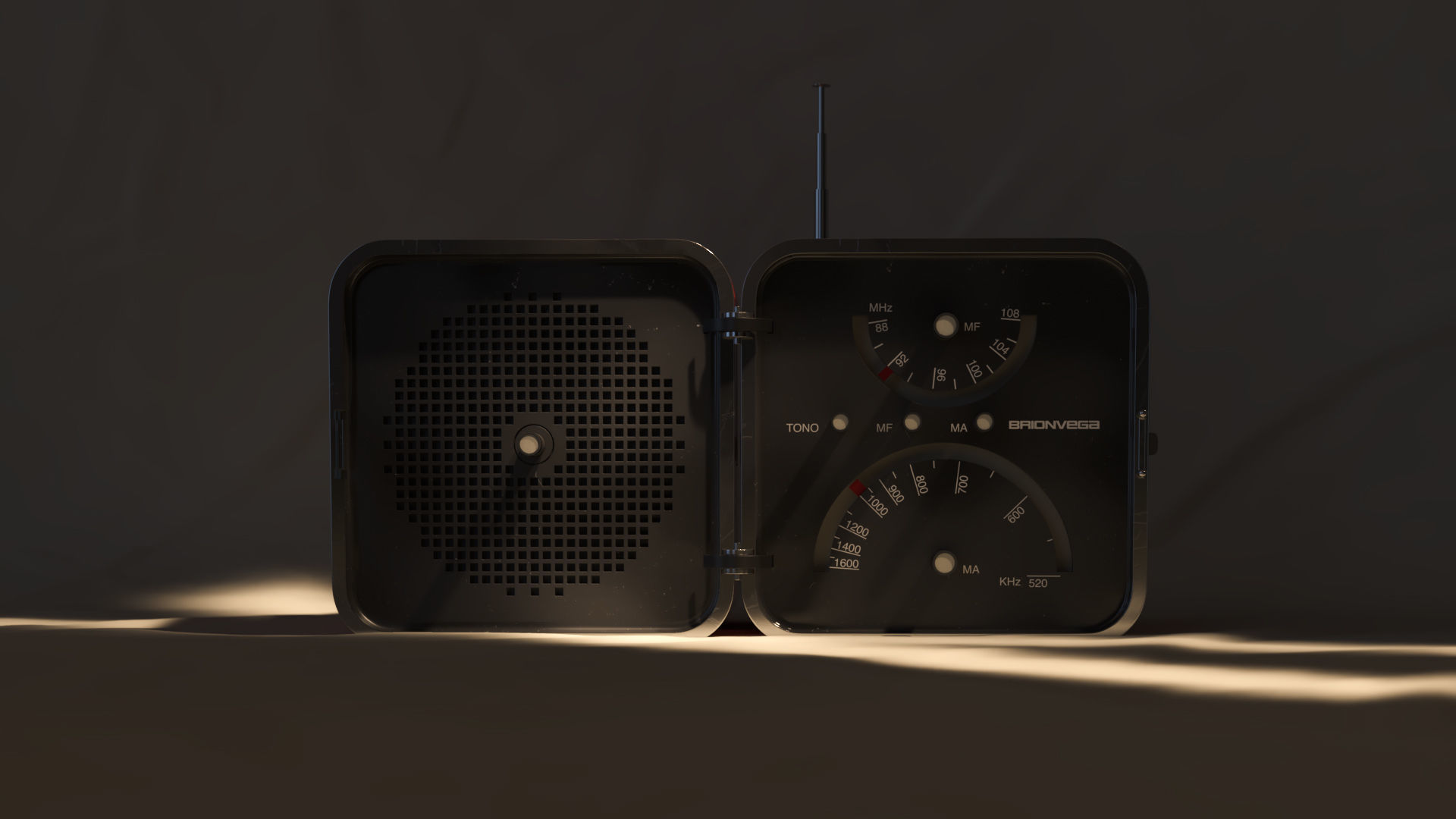 Brionvega TS 502 - Radio Cubo 3D model_5