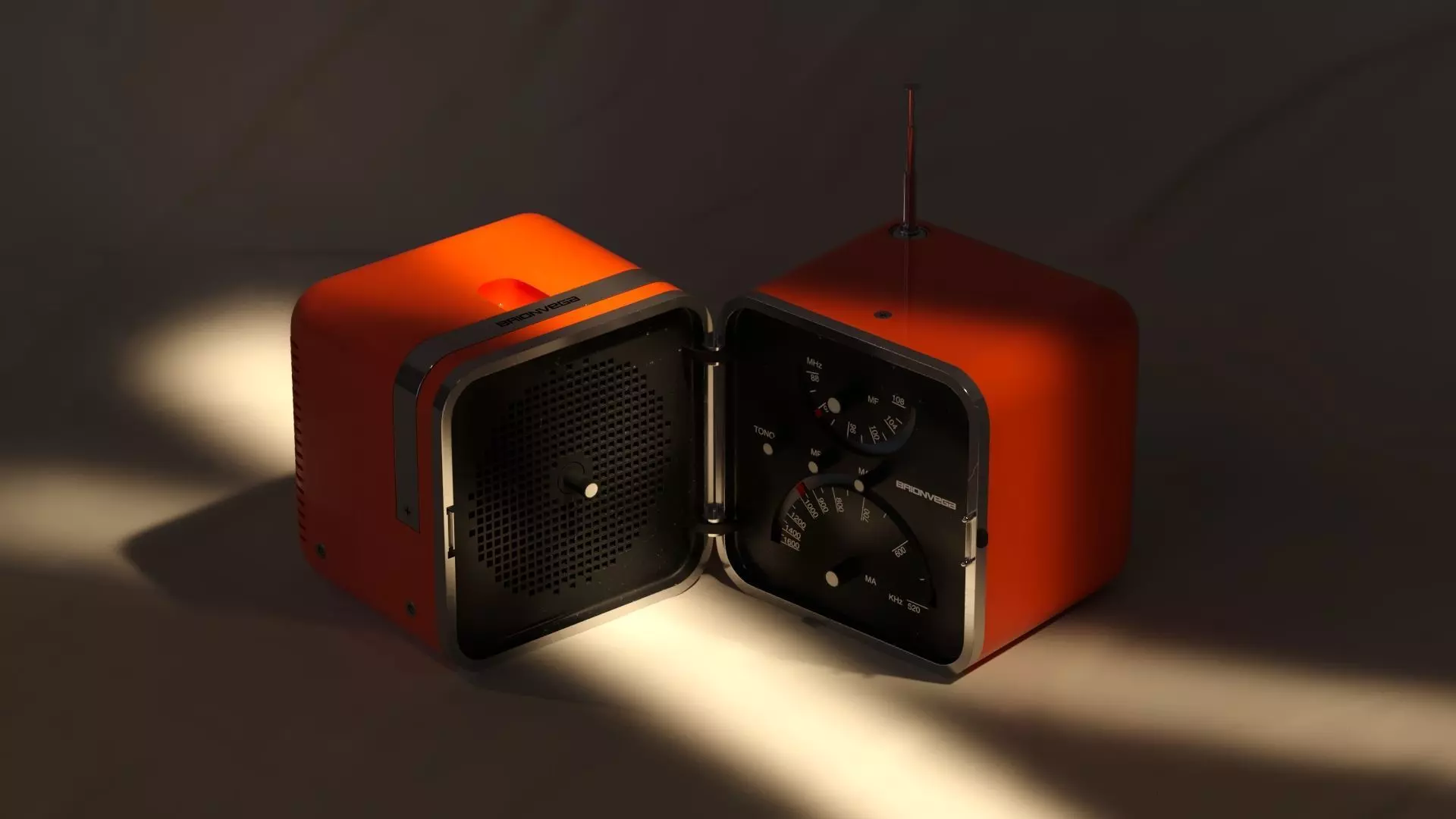Brionvega TS 502 - Radio Cubo 3D model_0