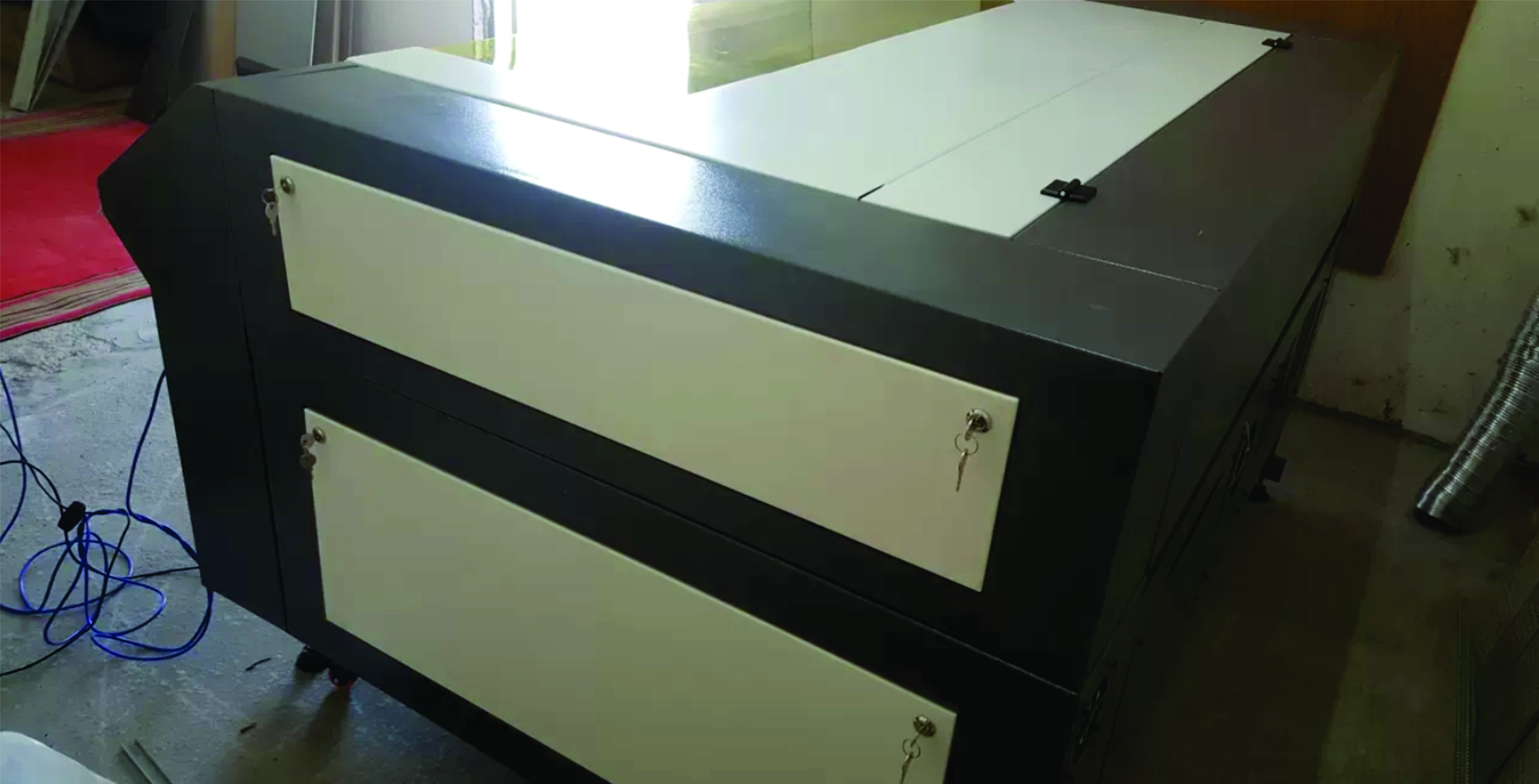 Laser machine CO2 3D model_7