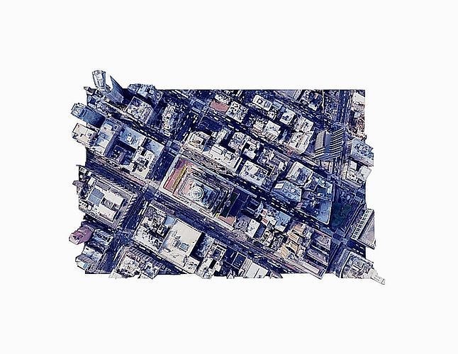 Empire State Building Low-poly 3D model 3