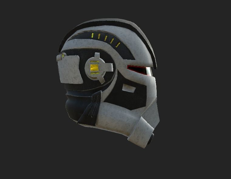 Echo Bad Batch Helmet Model 3D model_1