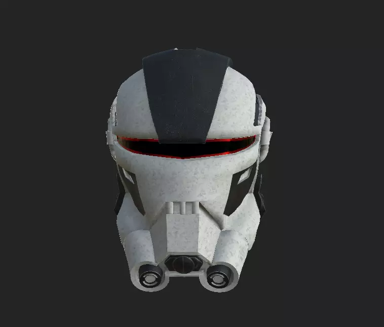 Echo Bad Batch Helmet Model 3D model_0