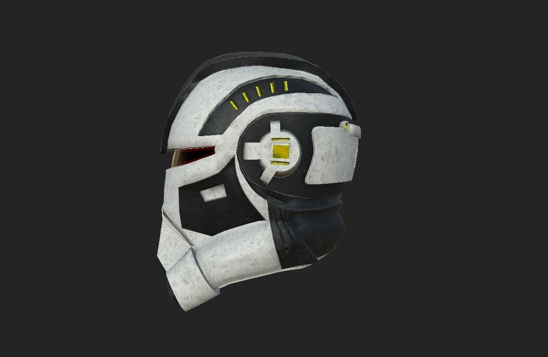 Echo Bad Batch Helmet Model 3D model_2