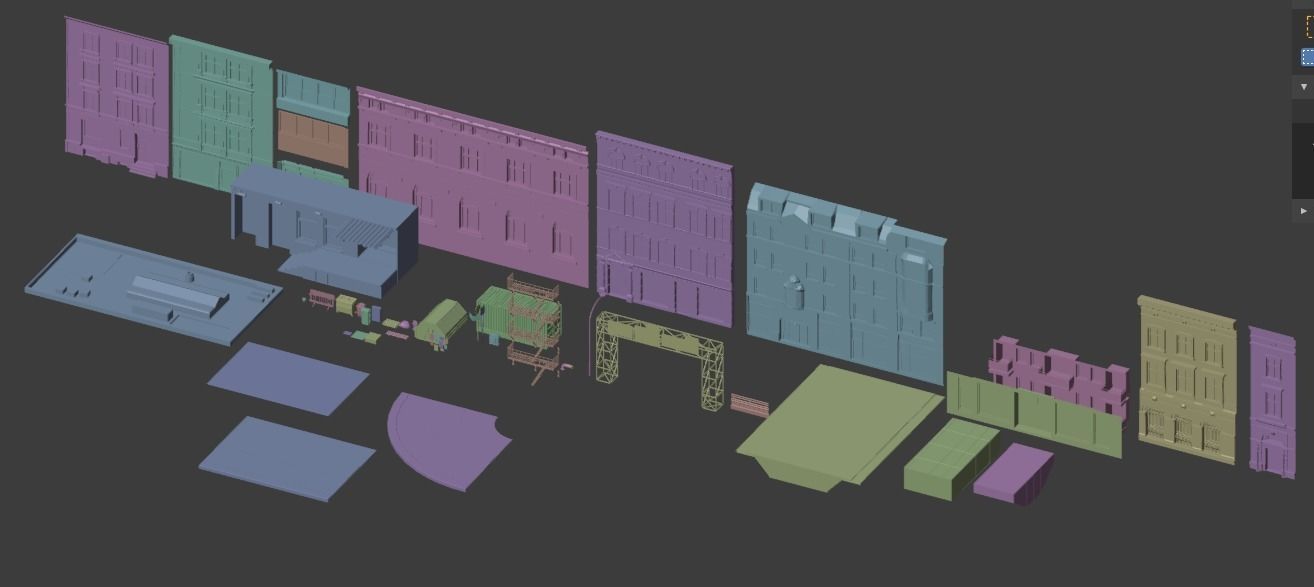 Photoreal Street Assets Blender 3D model_5