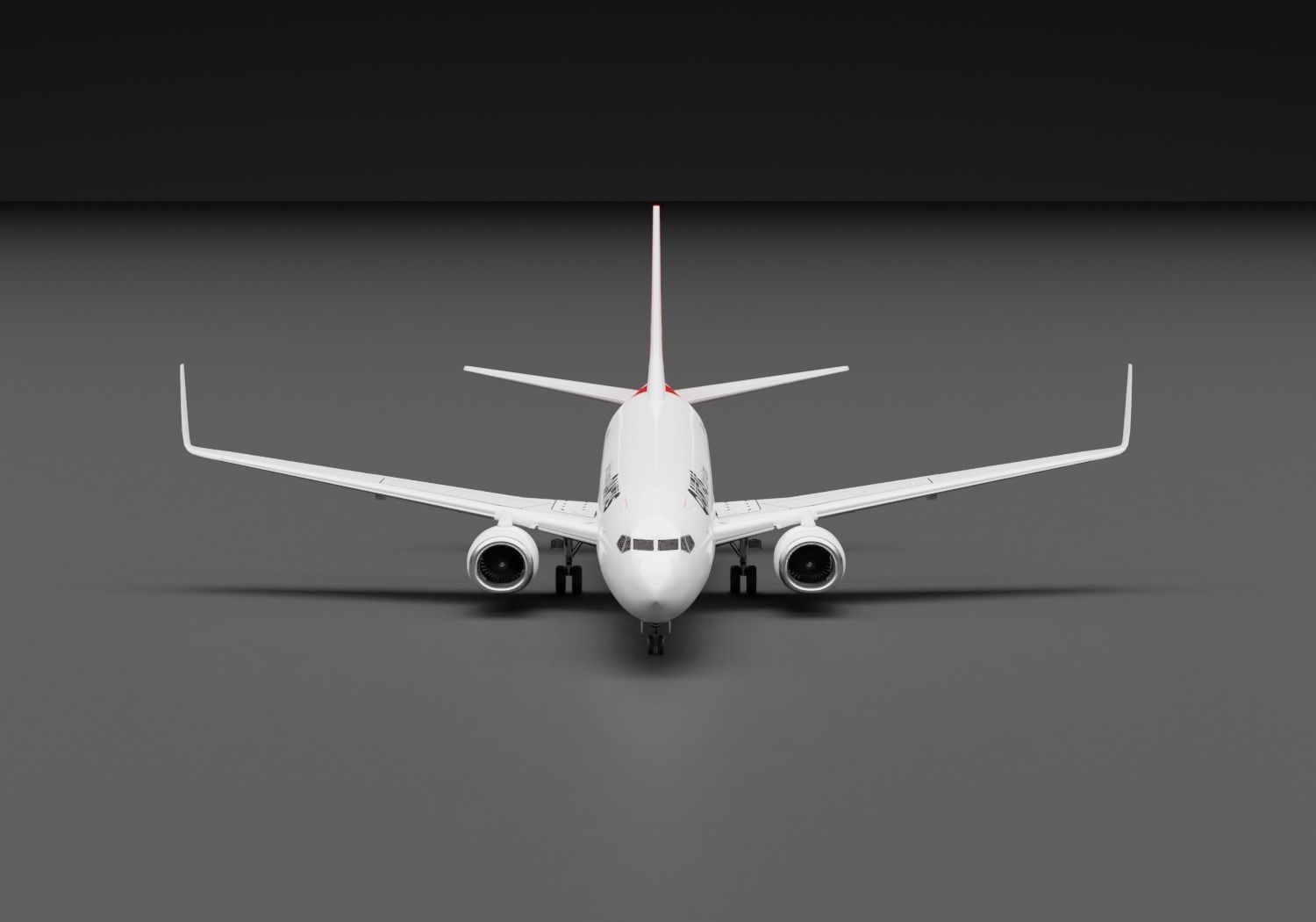 Boeing 737-800 Qantas  3D model_4
