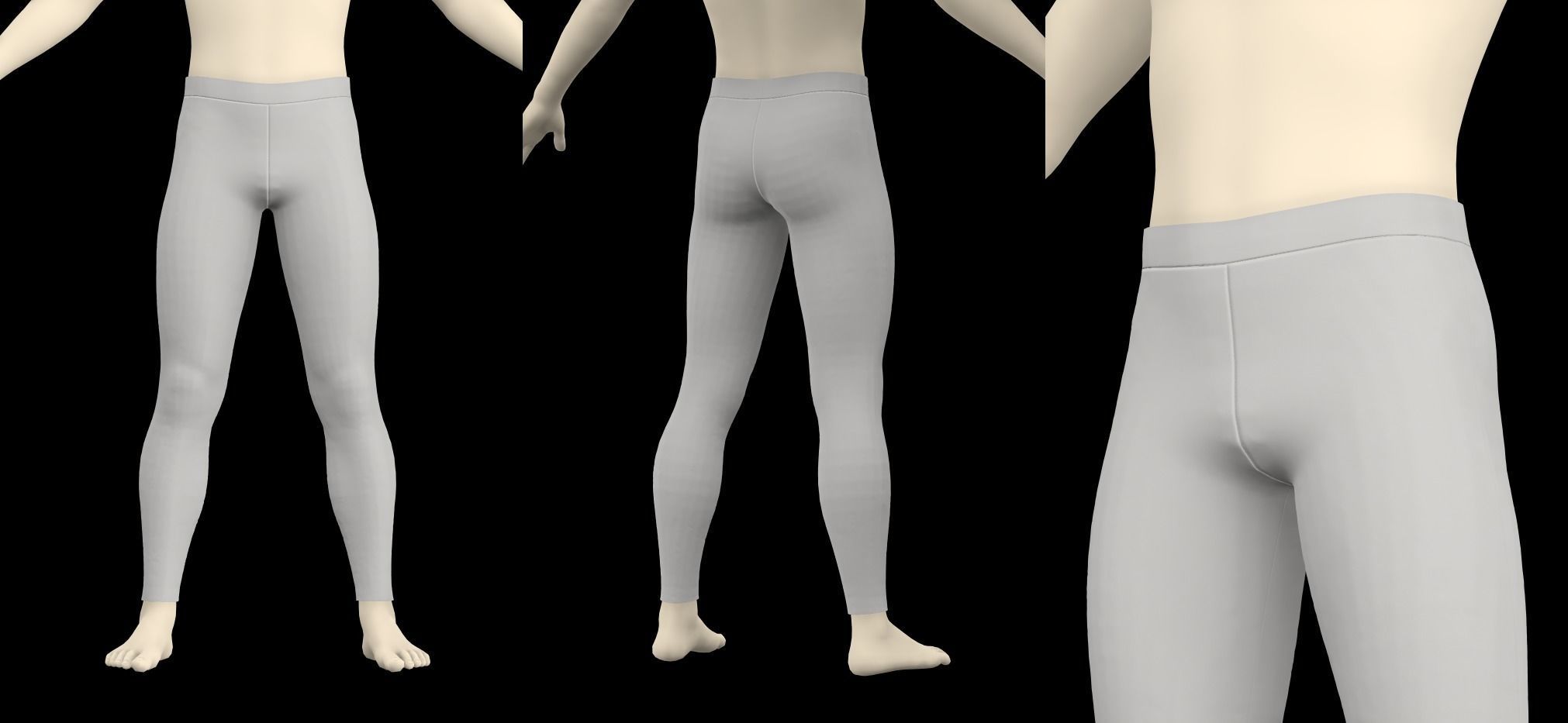 SOCKS PACK genesis 8 highpoly 3D model_3