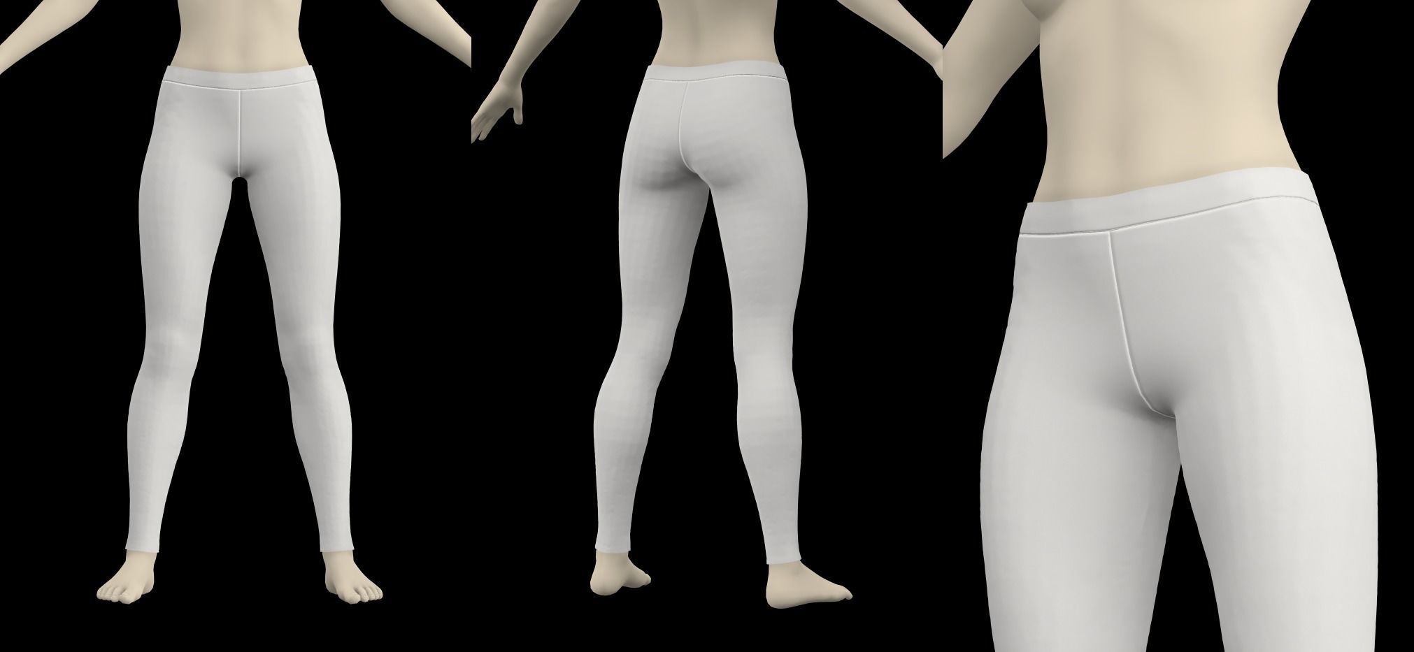 SOCKS PACK genesis 8 highpoly 3D model_2