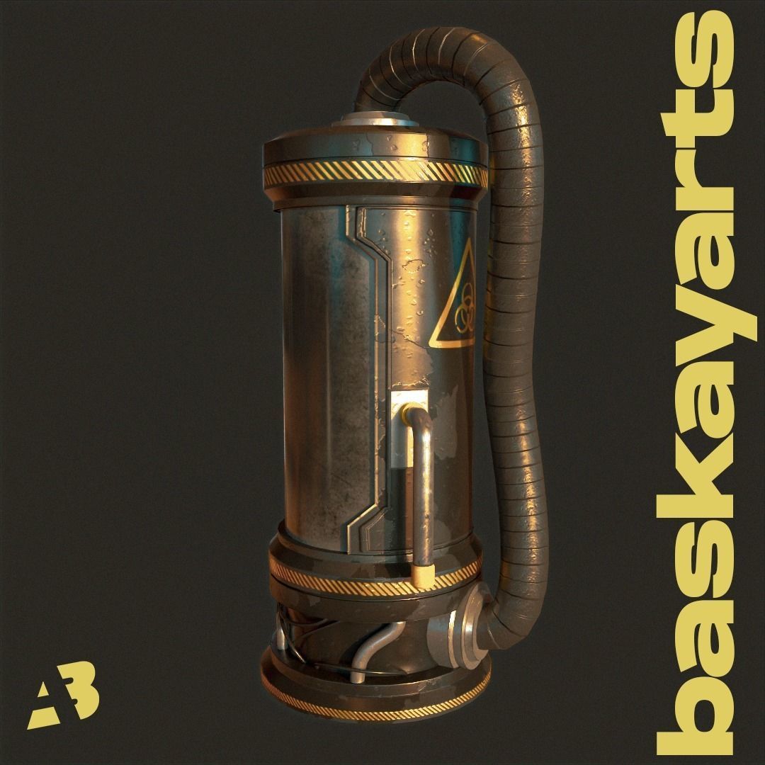 Sci Fi Lab Capsule  Low-poly 3D model_4