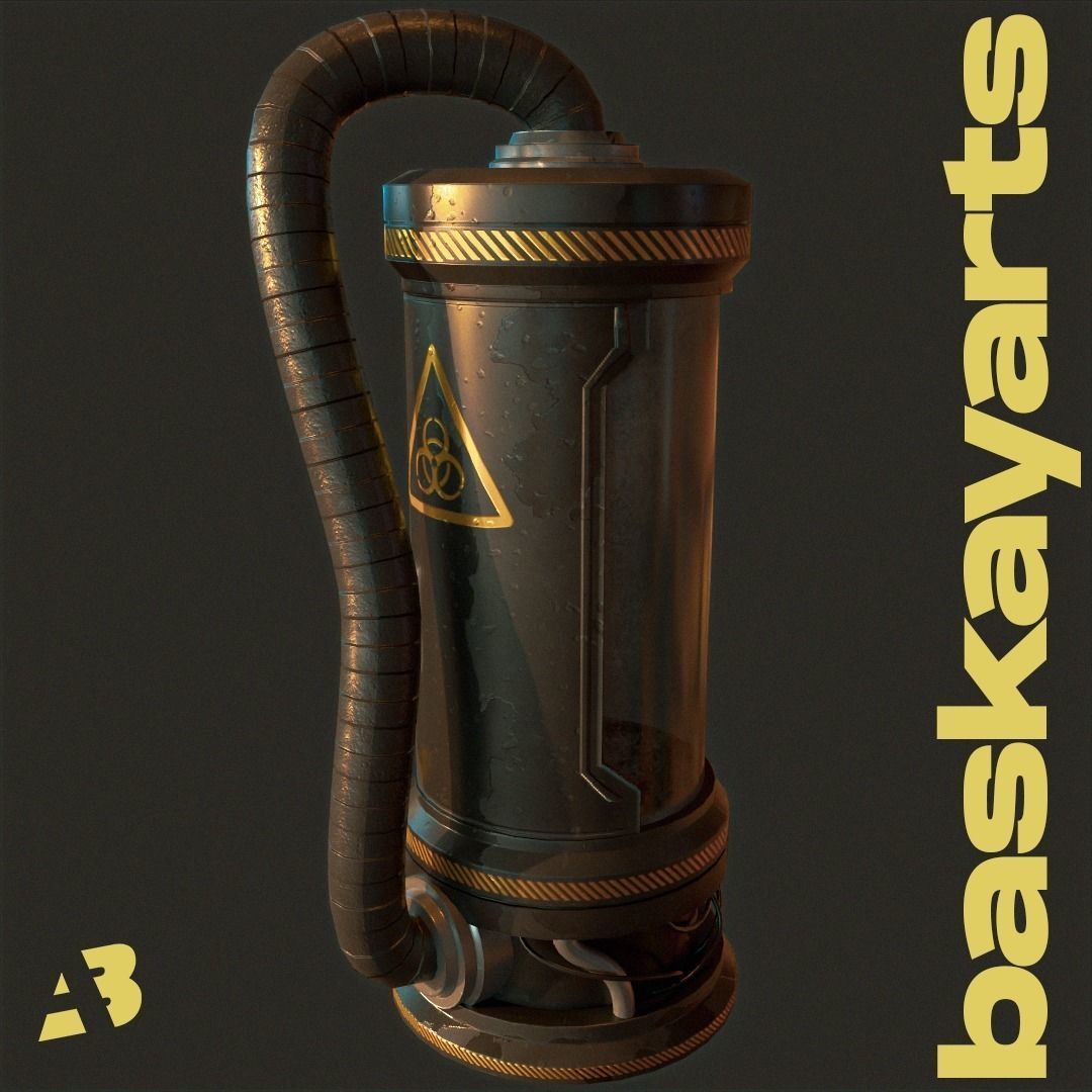 Sci Fi Lab Capsule  Low-poly 3D model_3