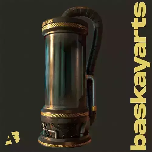 Sci Fi Lab Capsule  Low-poly 3D model