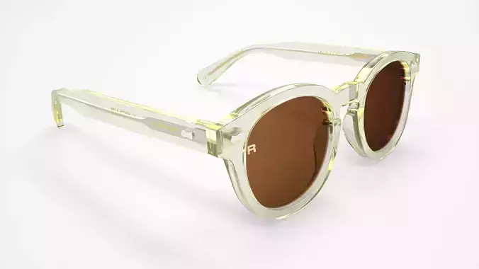 Oliver Peoples Transparent Frame Sunglasses