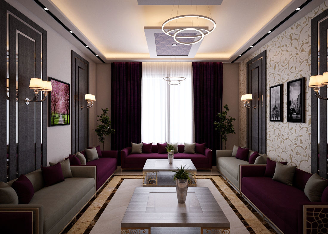 living room 3D model_1