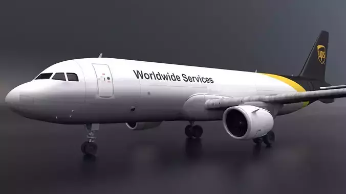 UPS Airbus A320 3D model