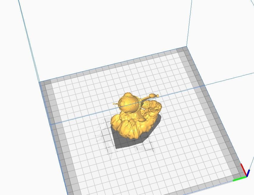 1950s style rocket 3D print model_6