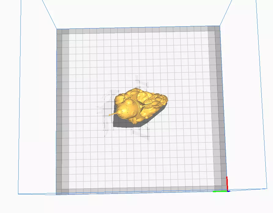 1950s style rocket 3D print model_0