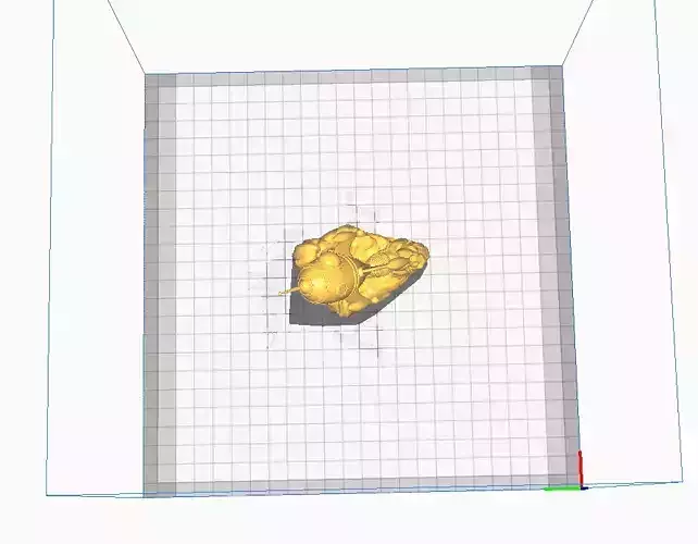 1950s style rocket 3D print model