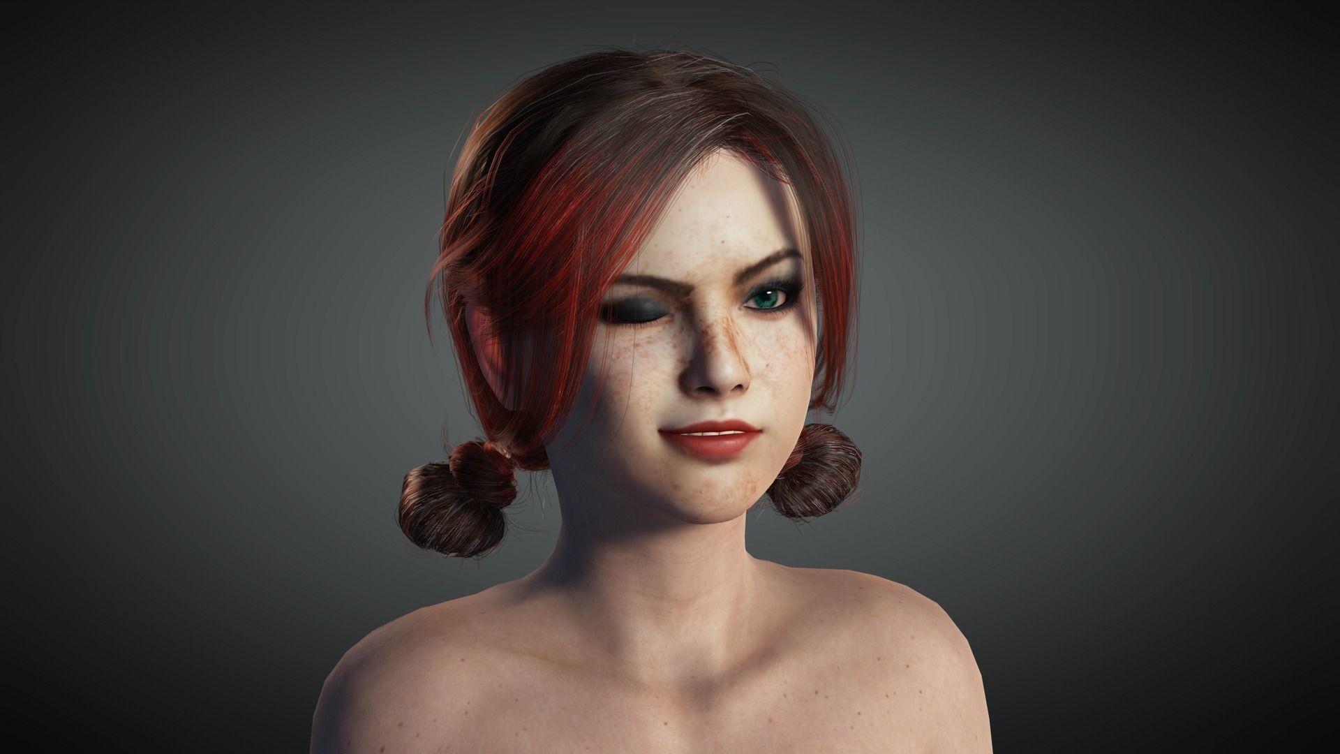 AAA Realistic Female Character 15 Low-poly 3D model_15