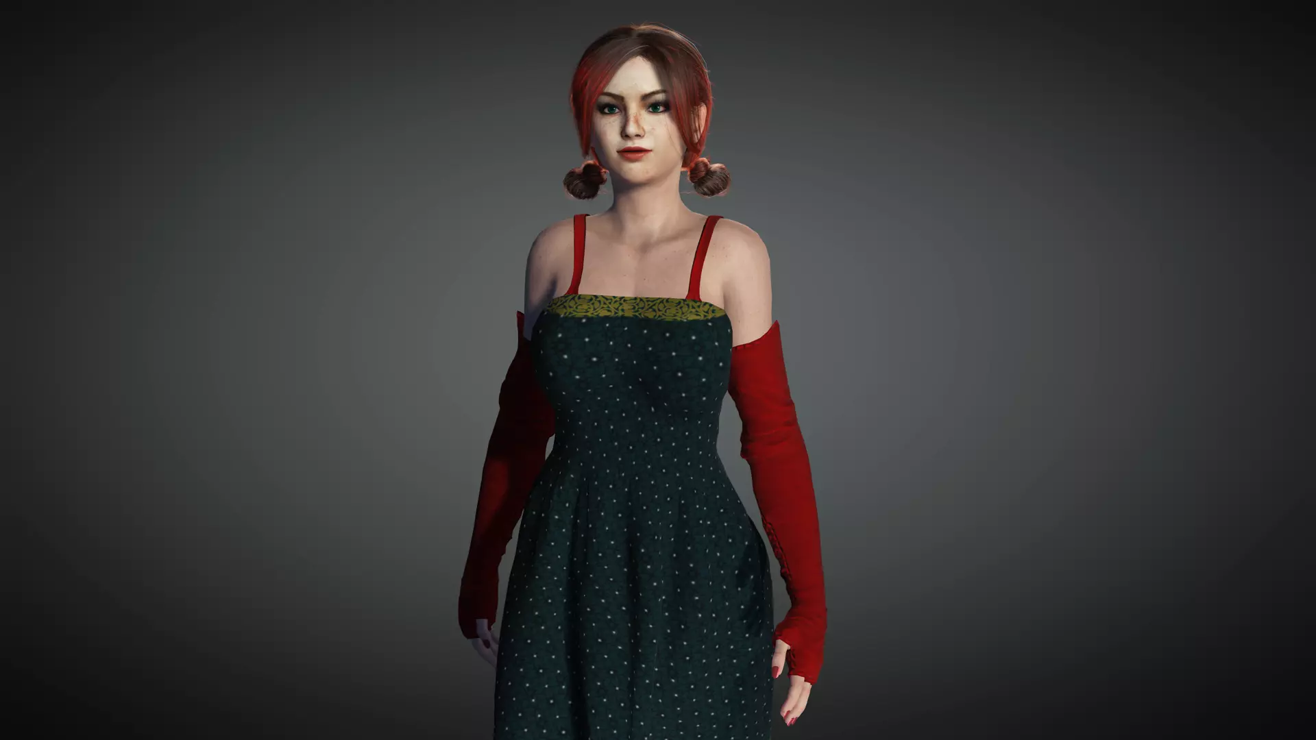 AAA Realistic Female Character 15 Low-poly 3D model_0