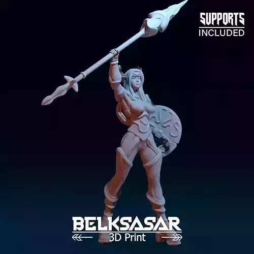 Paladin Guardian Girl  Nude