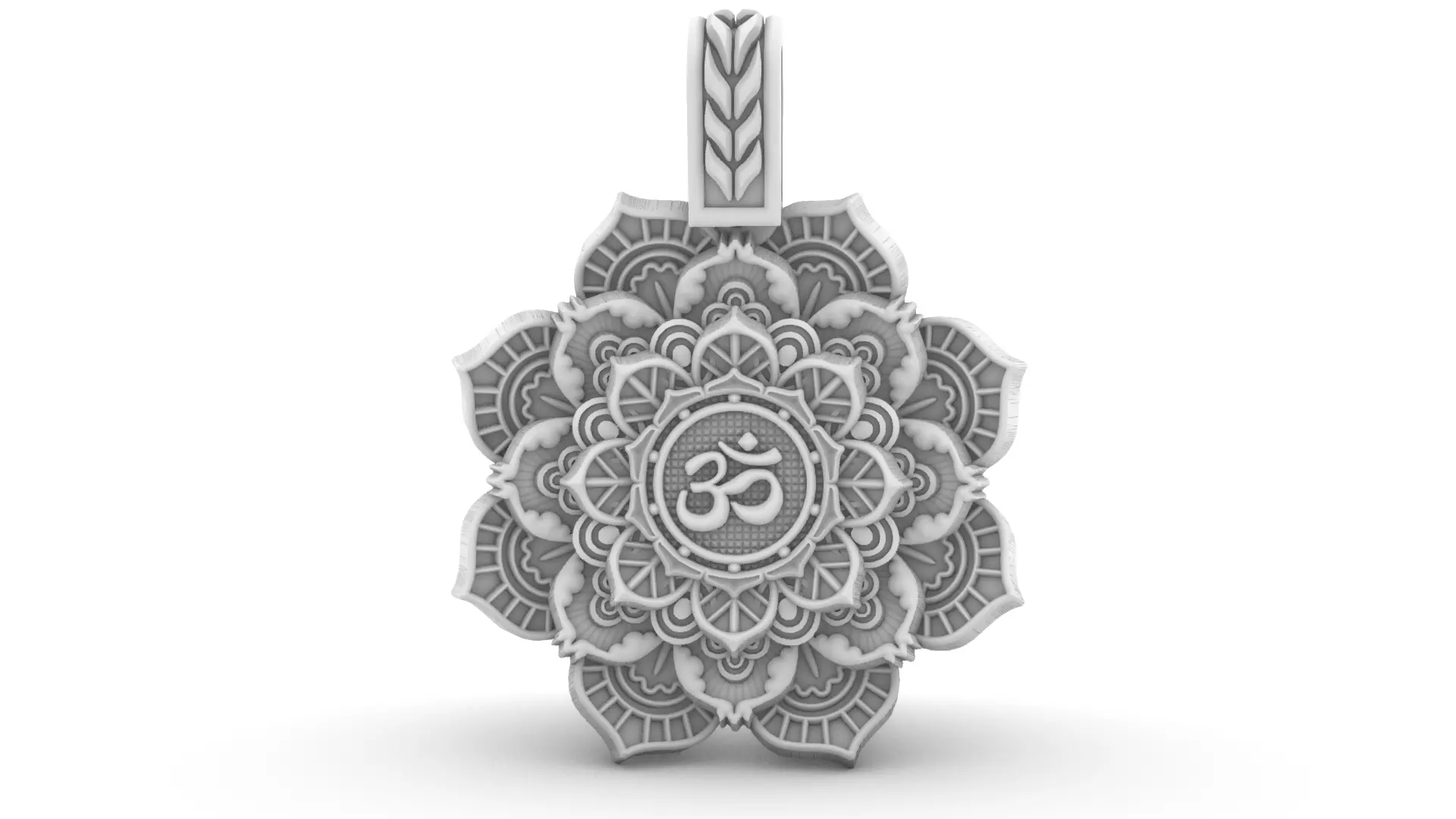 Mandala On pendant 3d Print Model 3D print model