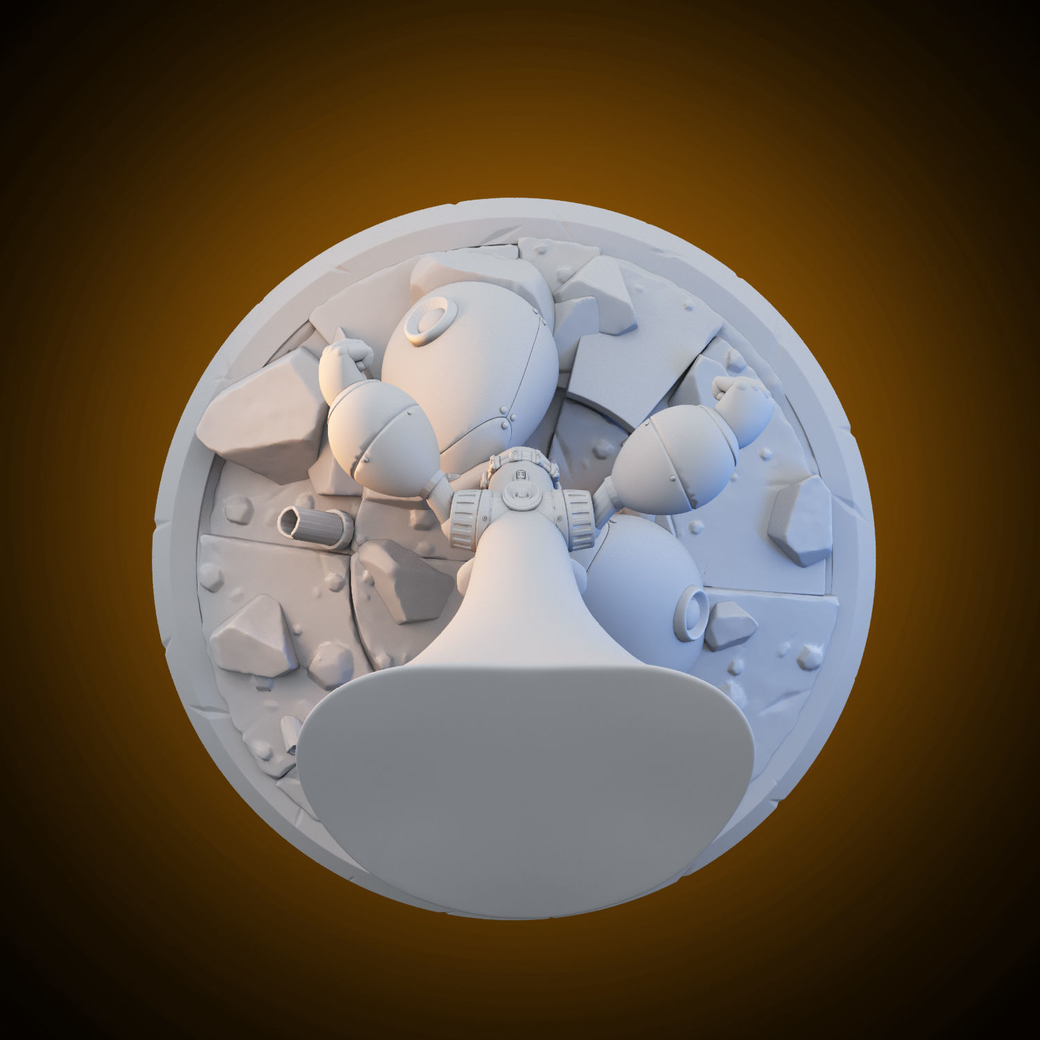 HERO LANDING POSE 3D print model_4