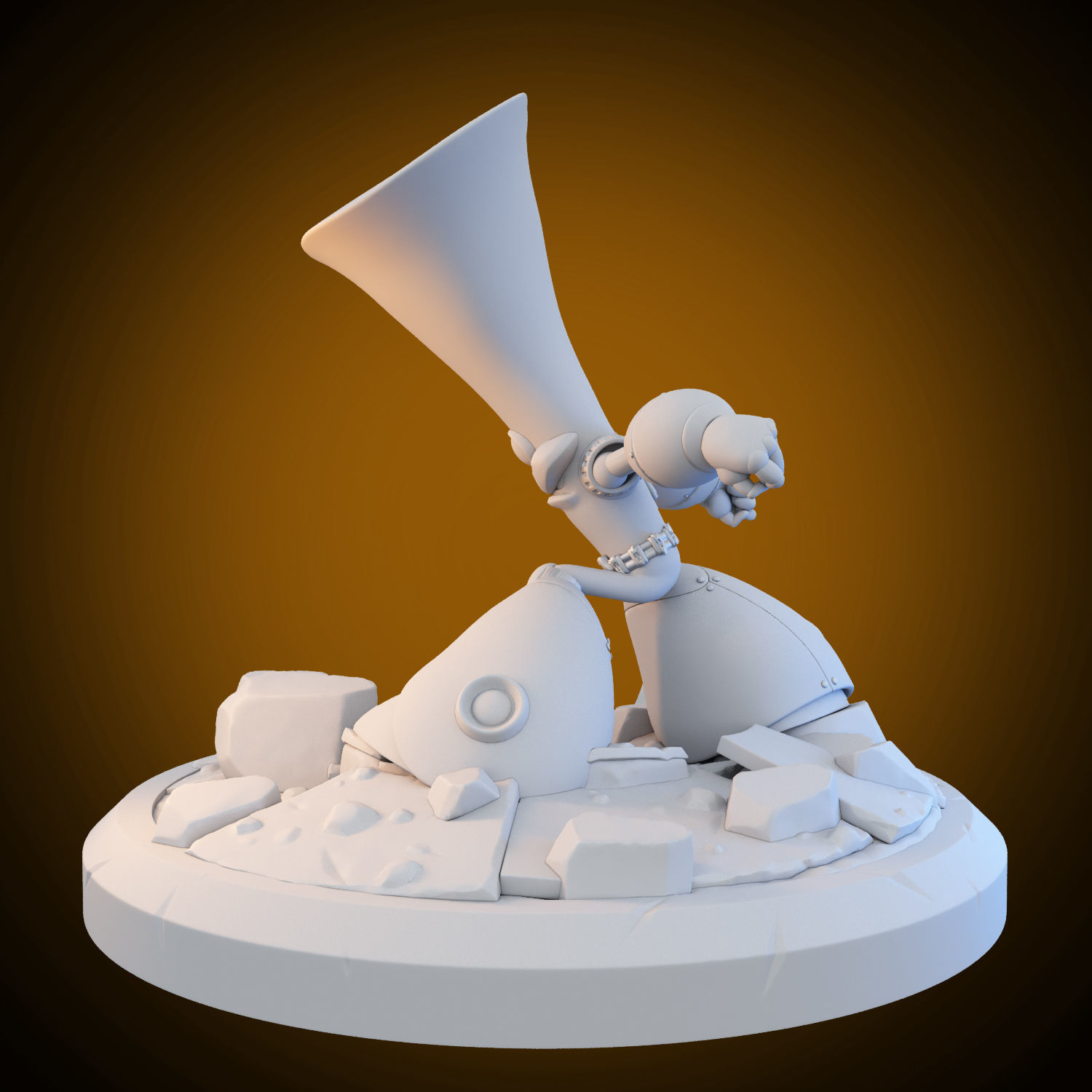 HERO LANDING POSE 3D print model_3