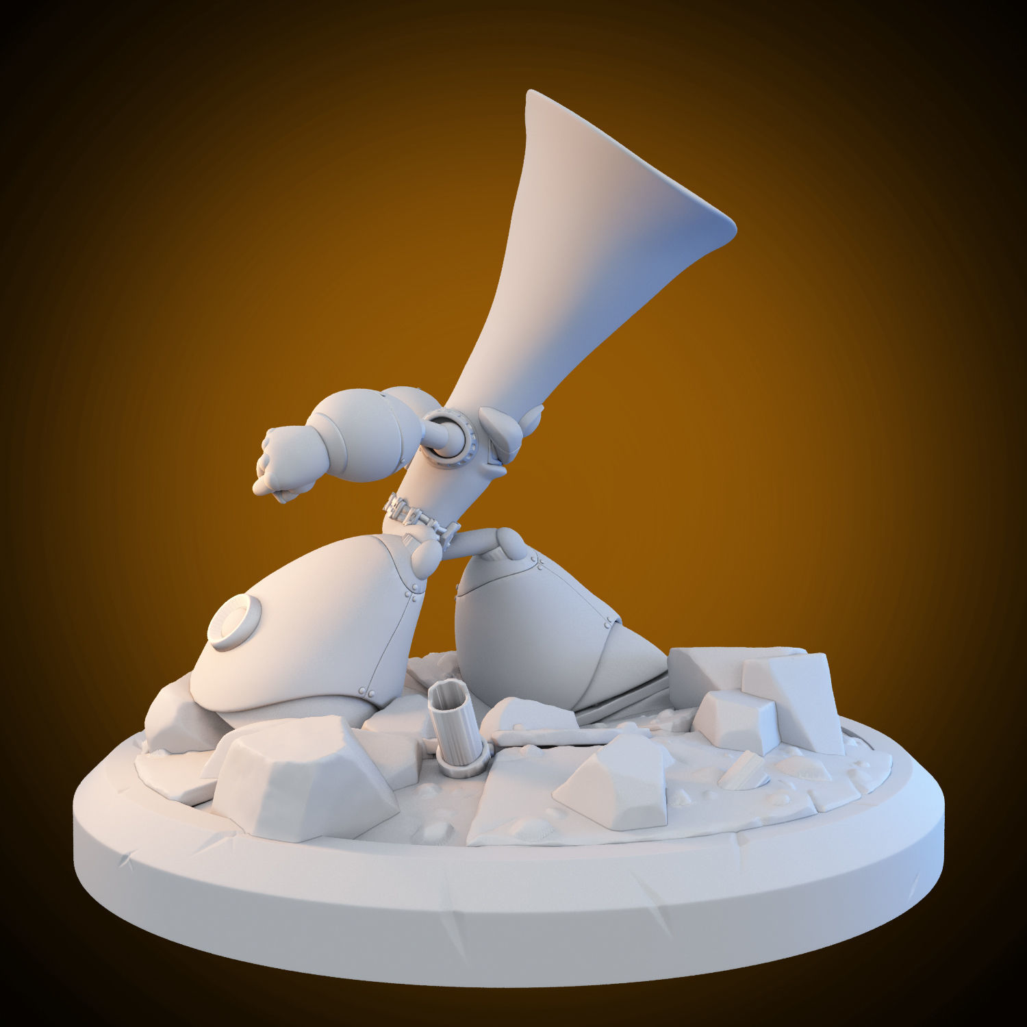 HERO LANDING POSE 3D print model_2