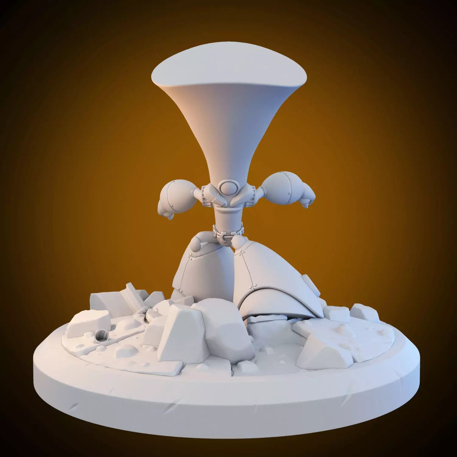 HERO LANDING POSE 3D print model_0