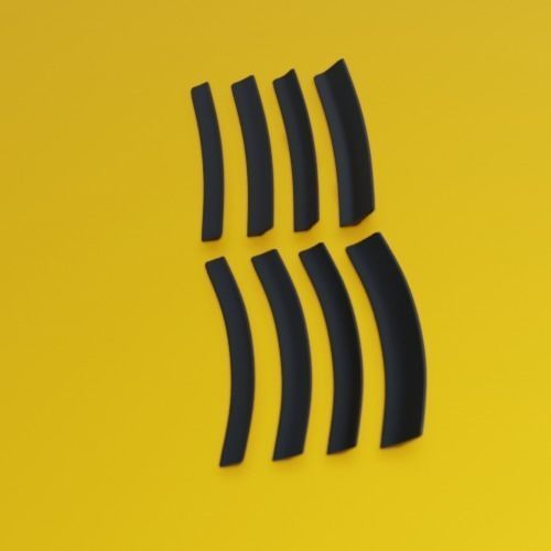 UNIVERSAL SPOILER DUCK TAIL STYLE PACK 16AUG-14 3D print model_2