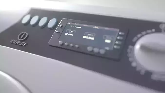 Washing Machine Model 3D Cinema 4D and OBJ