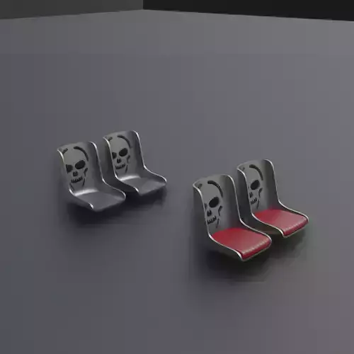 HOT ROD SEAT Skull 23AUG-S12