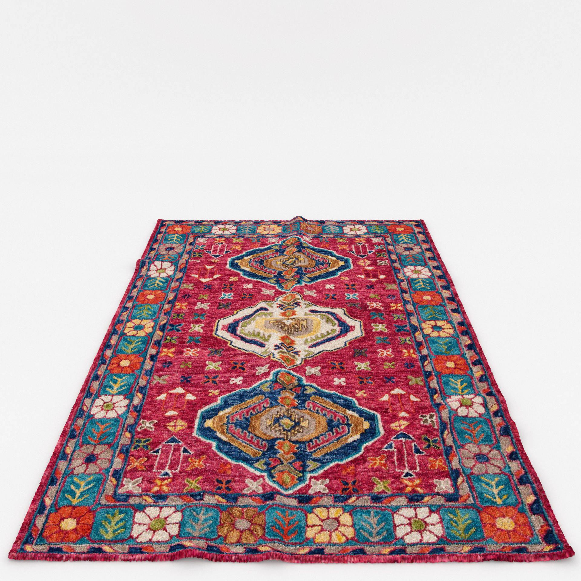Rugs No 274 Low-poly 3D model_9